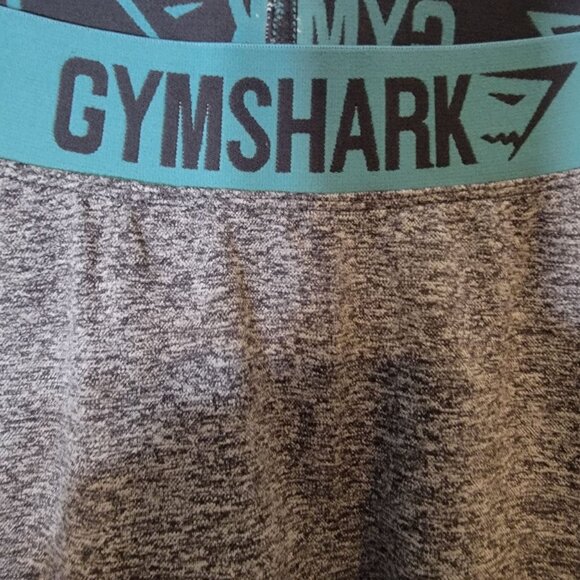 Gymshark Dry Workout Leggings Size Medium Women's Gray Heathered Full Length - Picture 5 of 5